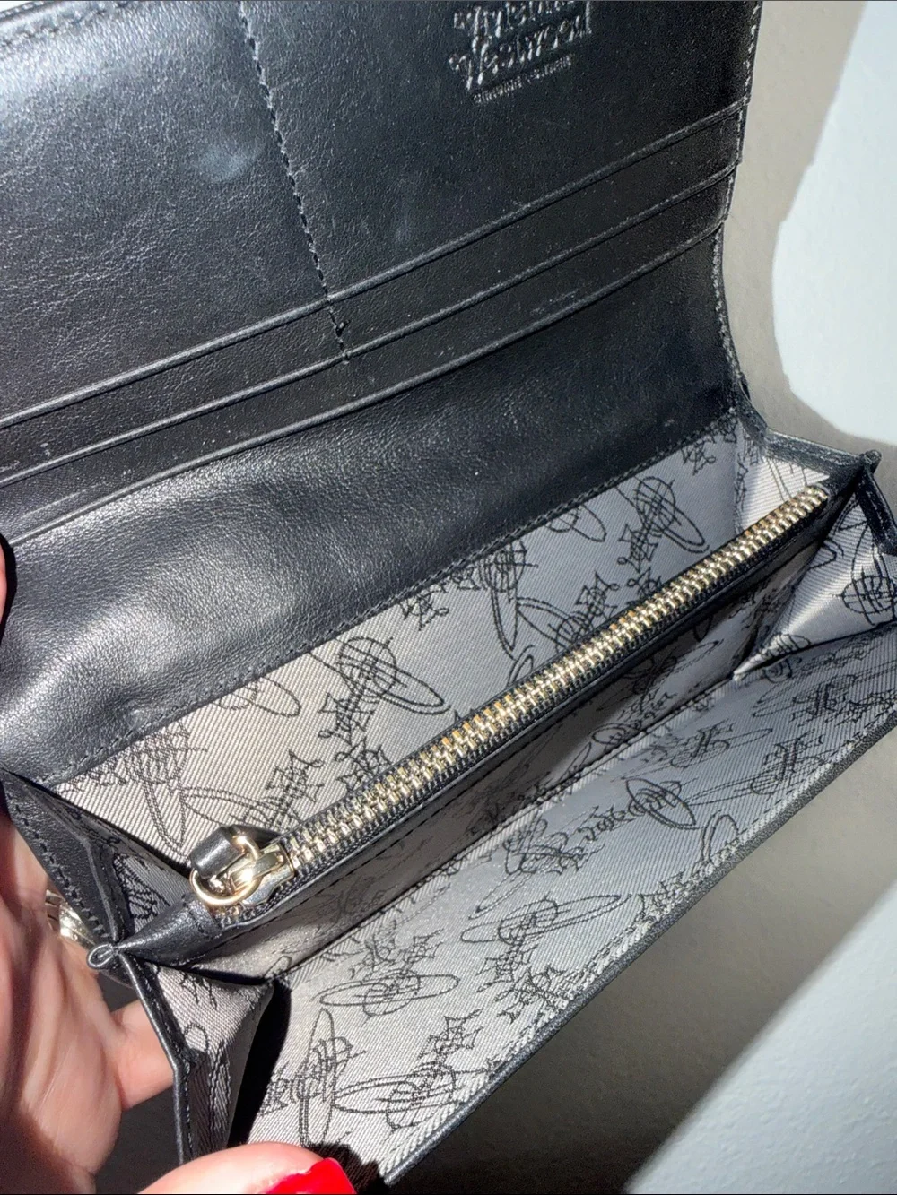 Vivienne Westwood Saffiano Long Wallet